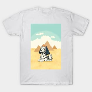 Dalmatian as pharaoh T-Shirt